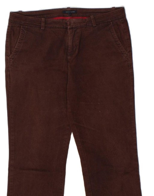 Vintage Tommy Hilfiger Size L Trousers in Brown, 3 of 4