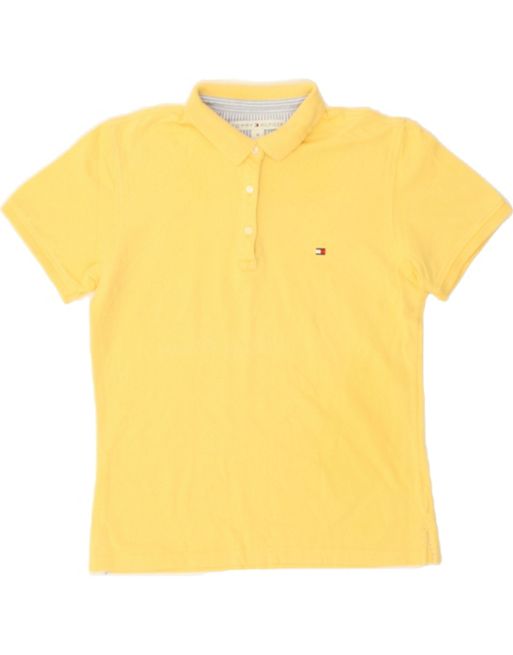 Vintage Tommy Hilfiger Size M Polo Shirt in Yellow