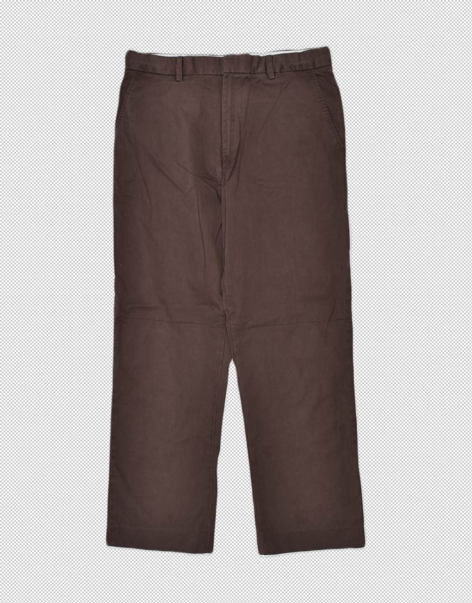 Vintage Tommy Hilfiger Size M straight chino trousers in brown