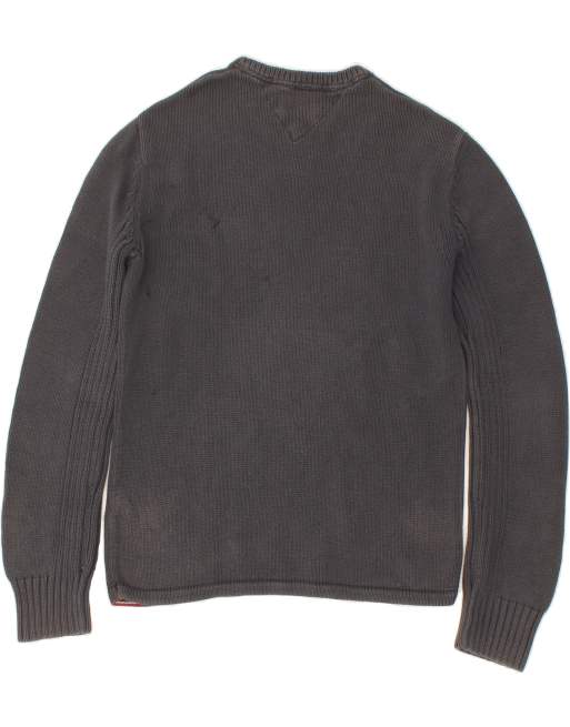 Vintage Tommy Hilfiger Size S Crew Neck Jumper Sweater in Grey, 2 of 4