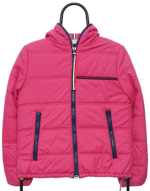 Vintage Tommy Hilfiger size S puffer coat in pink