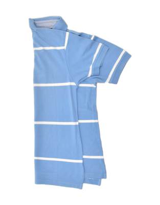 Vintage Tommy Hilfiger Size S Striped Polo Shirt in Blue