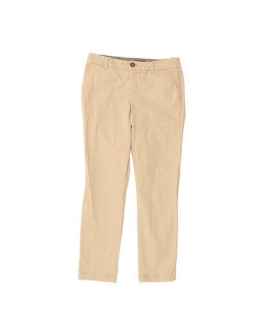 Vintage Tommy Hilfiger Slim Chino Trousers US 2 XS W28 L28 In Beige