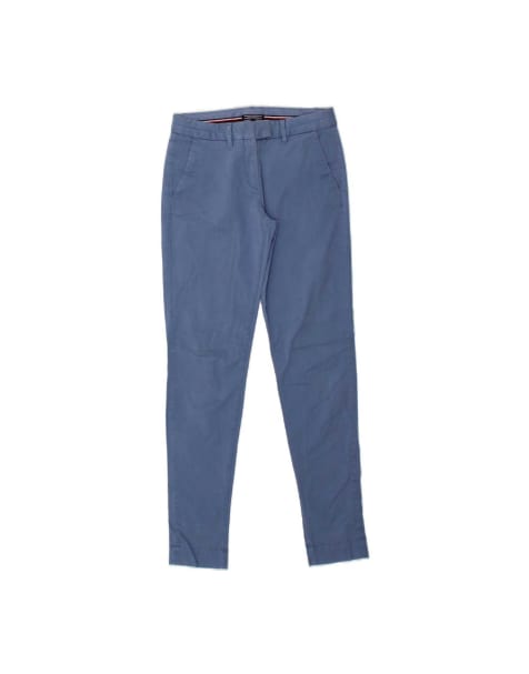 Vintage Tommy Hilfiger Slim Chino Trousers Us 4 Small W27 L31 In Blue - view 1