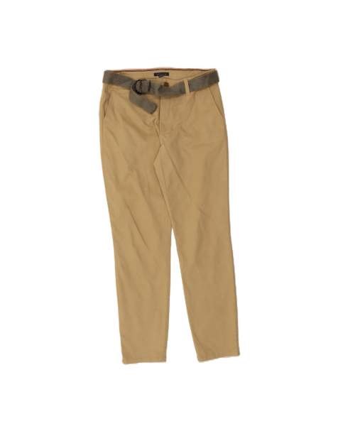 Vintage Tommy Hilfiger Slim Chino Trousers US 4 Small W32 L30 In Beige - view 1