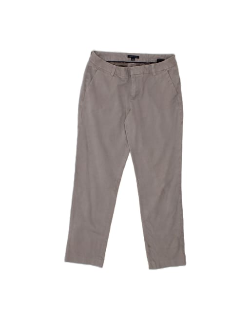 Vintage Tommy Hilfiger Slim Chino Trousers US 6 Medium W28 L28 In Grey