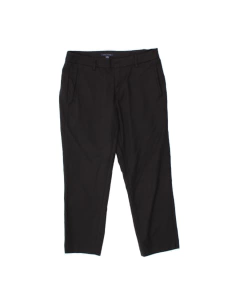 Vintage Tommy Hilfiger Slim Cropped Trousers US 10 Large W32 L26 In Black - view 1