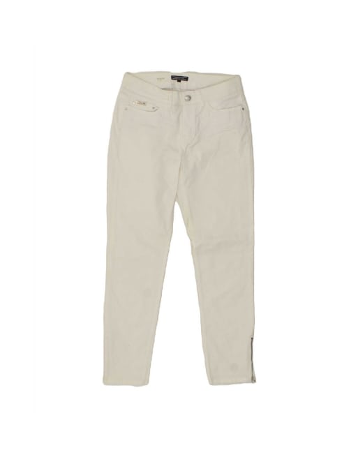Vintage Tommy Hilfiger Slim Fit Casual Trousers Us 4 Small W28 L27 In White
