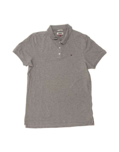 Vintage Tommy Hilfiger Slim Fit Polo Shirt XL In Grey - view 1