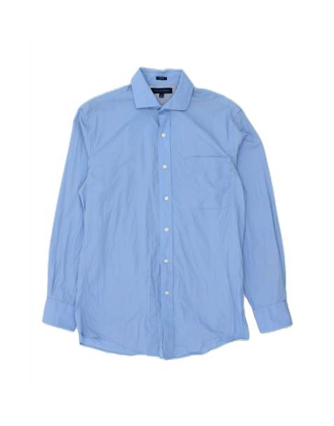 Vintage Tommy Hilfiger Slim Fit Shirt Size 15 Medium In Blue - view 1