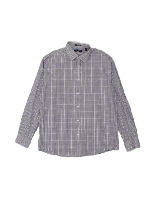 Vintage Tommy Hilfiger Slim Fit Shirt Size 17 XL In Blue