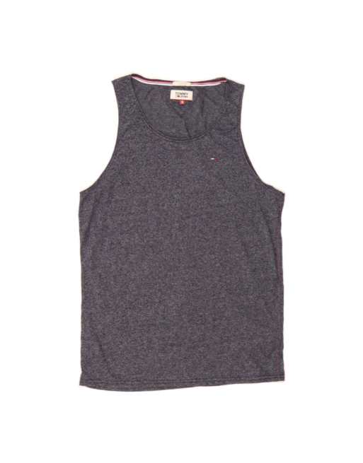 Vintage Tommy Hilfiger Slim Fit Vest Top Small In Blue