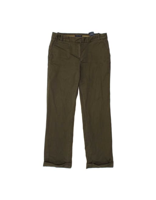 Vintage Tommy Hilfiger Straight Chino Trousers Us 4 Small W28 L26 In Khaki
