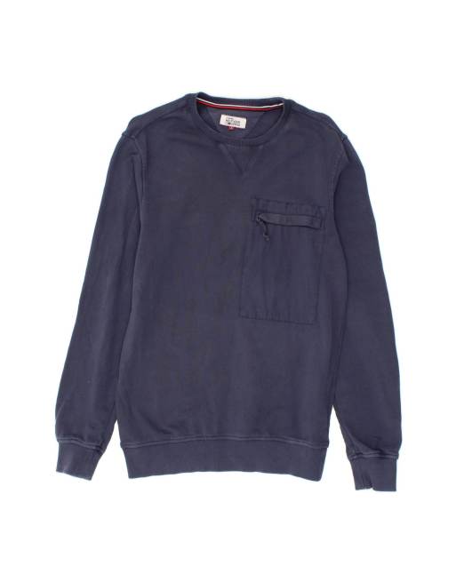 Vintage Tommy Hilfiger Sweatshirt Jumper Small In Blue