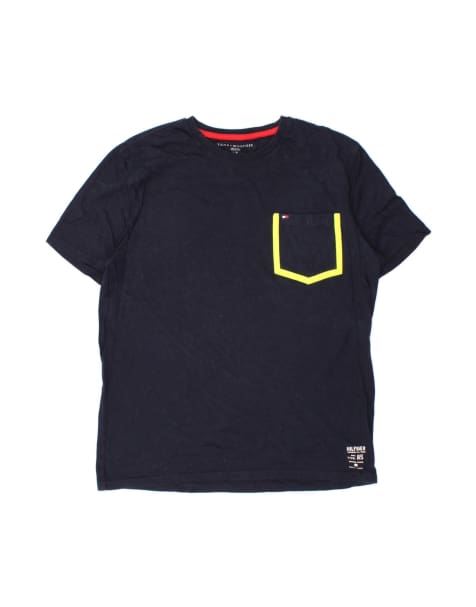 Vintage Tommy Hilfiger T-shirt Top Large In Blue - view 1