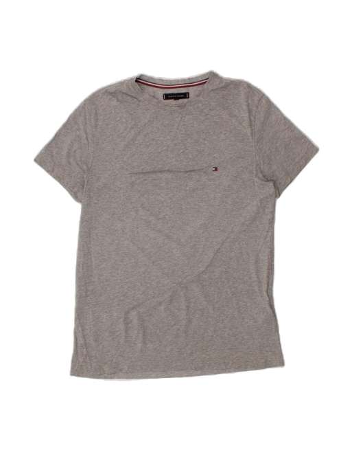 Vintage Tommy Hilfiger T-shirt Top Large In Grey