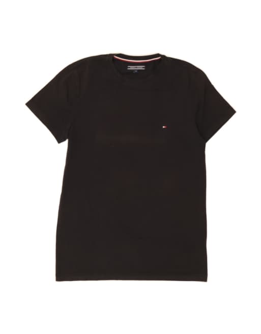 Vintage Tommy Hilfiger T-shirt Top Medium In Black