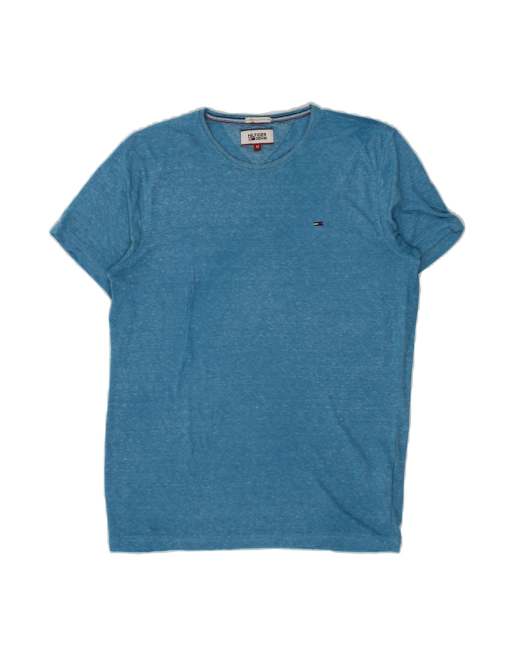 Vintage Tommy Hilfiger T-shirt Top Medium In Blue Flecked