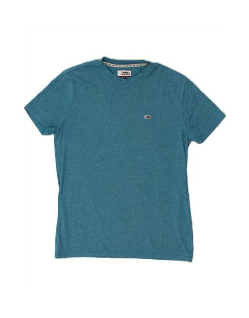 Vintage Tommy Hilfiger T-shirt Top Medium In Blue