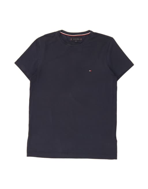 Vintage Tommy Hilfiger T-shirt Top Medium In Blue