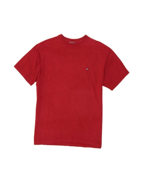 Vintage Tommy Hilfiger T-shirt Top Medium In Red - view 1