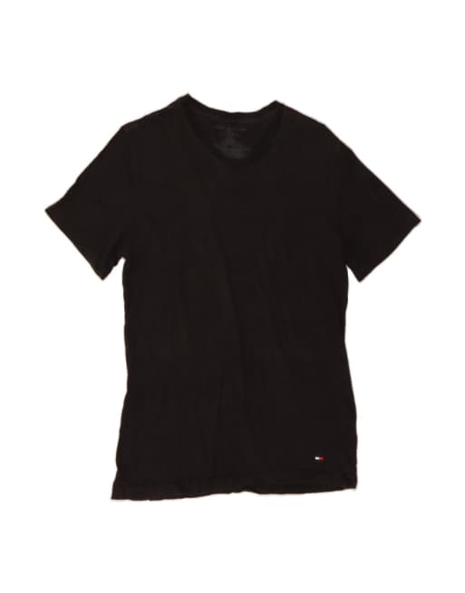 Vintage Tommy Hilfiger T-shirt Top Small In Black