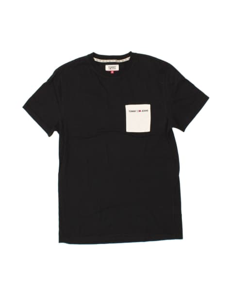 Vintage Tommy Hilfiger T-shirt Top Small In Black - view 1