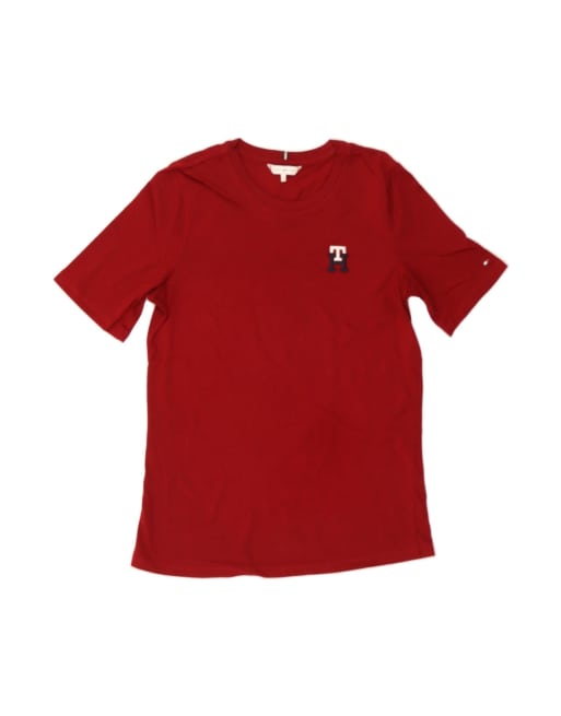 Vintage Tommy Hilfiger T-shirt Top Small In Red