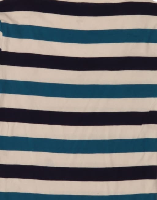 Vintage Tommy Hilfiger T-shirt Top UK 12 Medium In Multicoloured Striped, 4 of 4