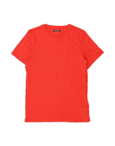 Vintage Tommy Hilfiger T-shirt Top UK 14 Medium In Red - view 1