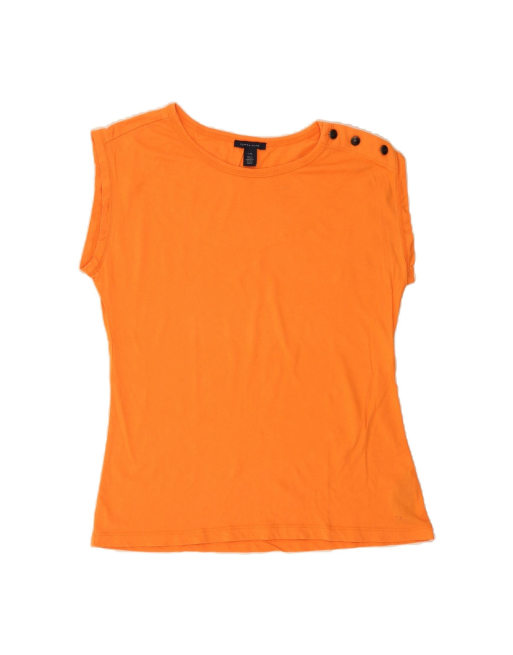 Vintage Tommy Hilfiger T-shirt Top UK 16 Large In Orange