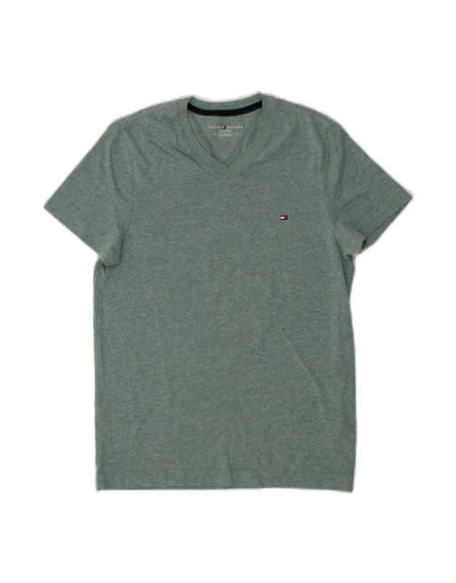 Vintage Tommy Hilfiger T-shirt Top XS In Green