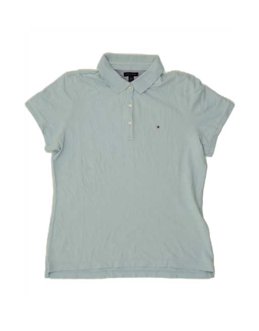 Vintage Tommy Hilfiger Tall Polo Shirt UK 18 XL In Blue