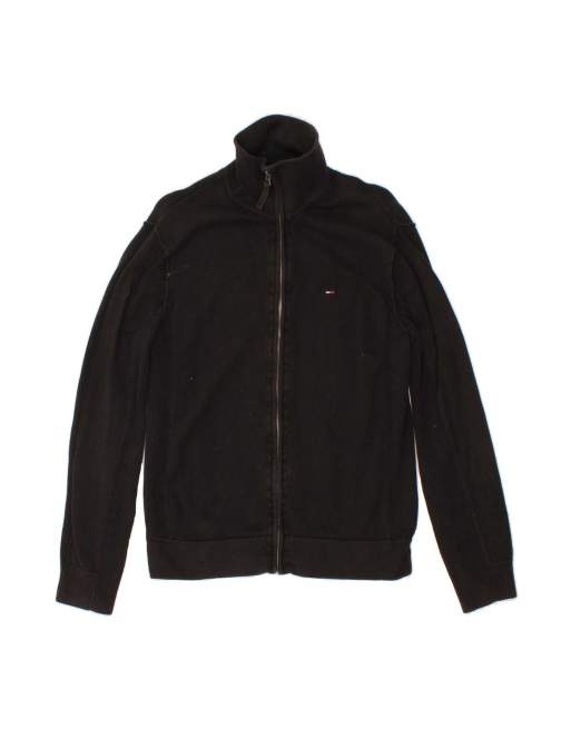 Vintage Tommy Hilfiger Tracksuit Top Jacket Large In Black