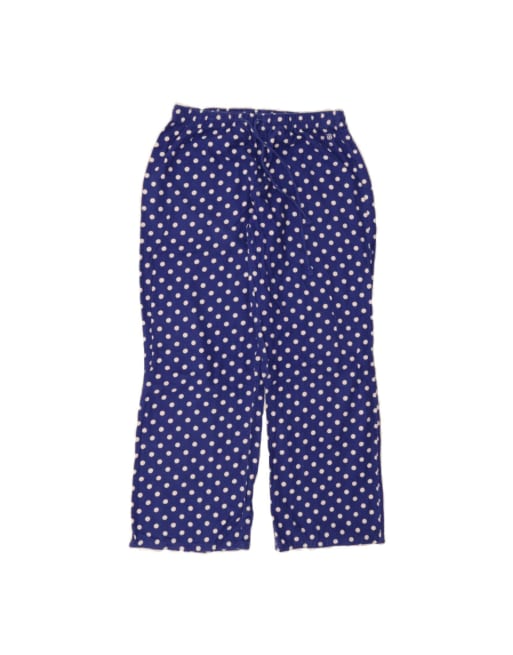 Vintage Tommy Hilfiger Tracksuit Trousers UK 10 Small In Blue Polka Dot