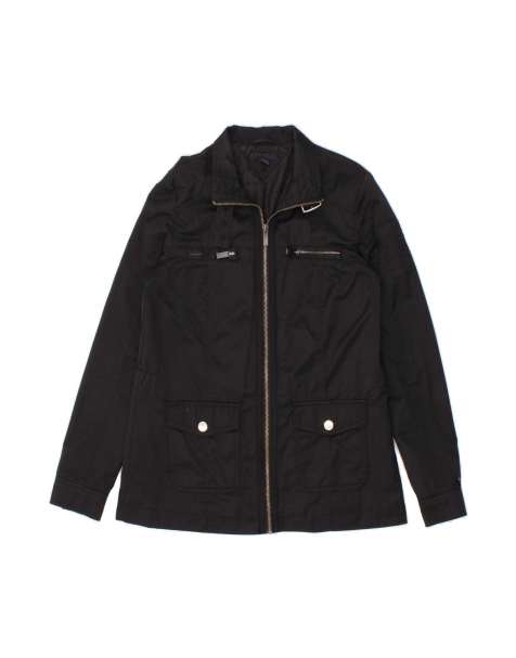 Vintage Tommy Hilfiger Utility Jacket UK 10 Small In Black - view 1