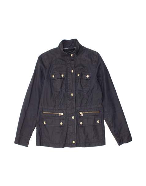 Vintage Tommy Hilfiger Utility Jacket UK 10 Small In Blue - view 1