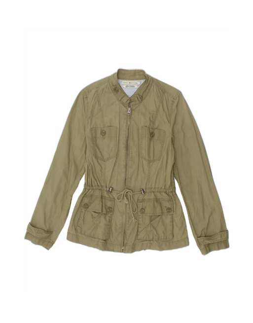 Vintage Tommy Hilfiger Utility Jacket Uk 14 Medium In Green