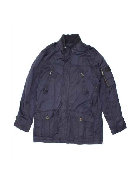 Vintage Tommy Hilfiger Utility Jacket Uk 42 XL In Blue - view 1