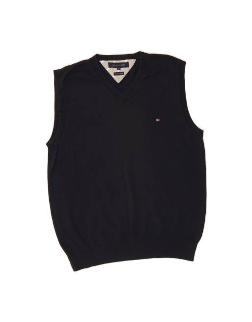 Vintage Tommy Hilfiger Vest Tank Top Medium In Blue