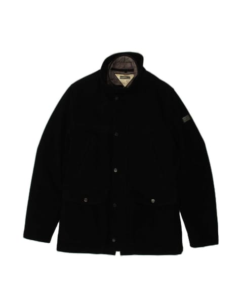 Vintage Tommy Hilfiger Windbreaker Coat UK 40 Large In Black - view 1