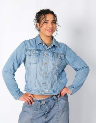 Vintage Tommy Hilfiger XL Denim Jacket Light Blue