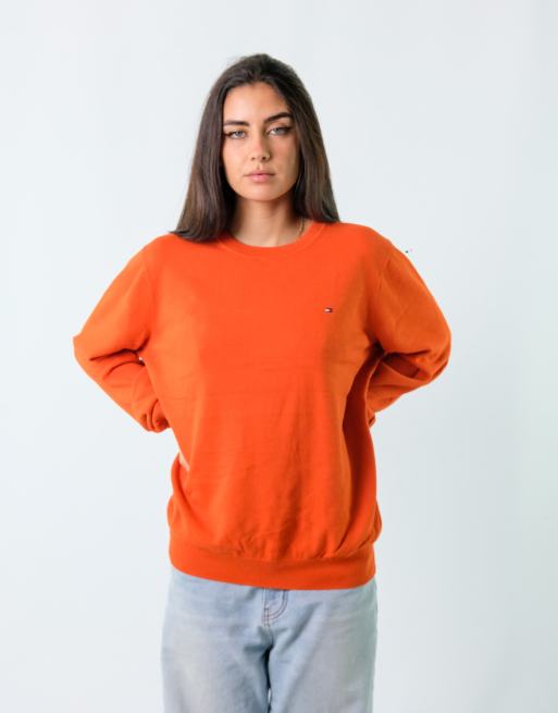 Vintage Tommy Hilfiger XL Knit Sweatshirt Orange