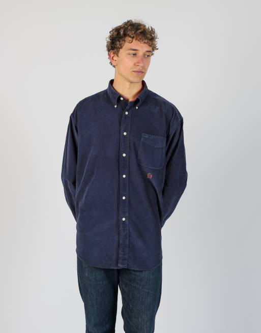 Vintage Tommy Hilfiger xl long sleeve shirt in navy blue