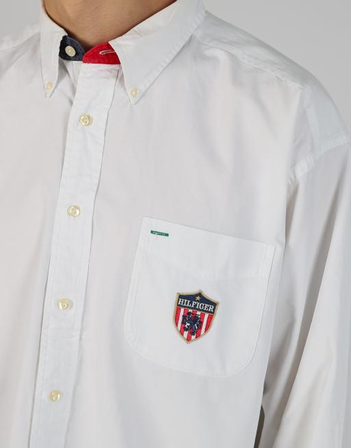 Vintage Tommy Hilfiger xl long sleeve shirt in white, 4 of 4
