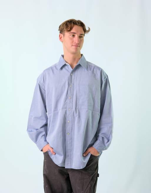 Vintage Tommy Hilfiger XL Long Sleeve Shirt Light Blue