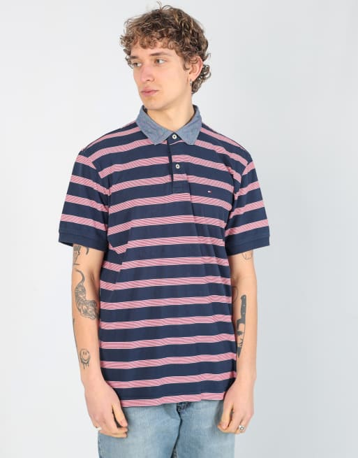Vintage Tommy Hilfiger xl polo shirt in navy blue
