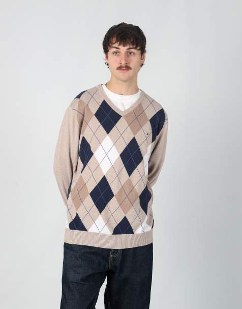 Vintage Tommy Hilfiger xl sweatshirt in beige - view 1
