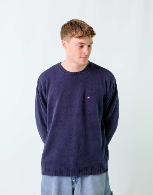 Vintage Tommy Hilfiger XL Sweatshirt Navy Blue
