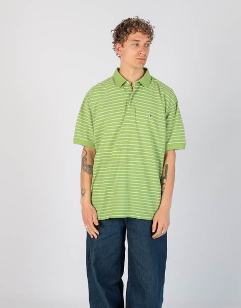 Vintage Tommy Hilfiger xl t-shirt in light green - view 1